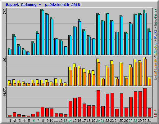 Raport Dzienny -  pa�dziernik 2018