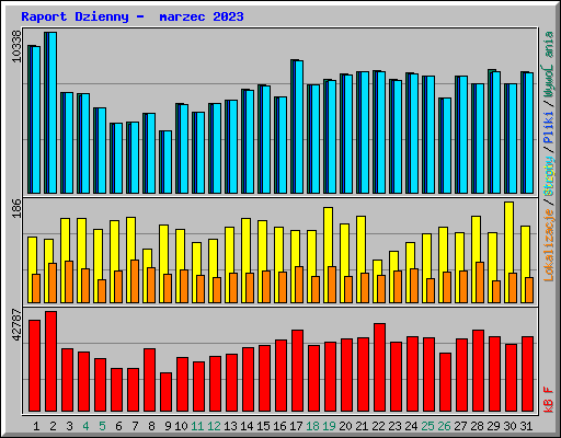 Raport Dzienny -  marzec 2023