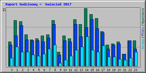 Raport Godzinowy -  kwiecie� 2017