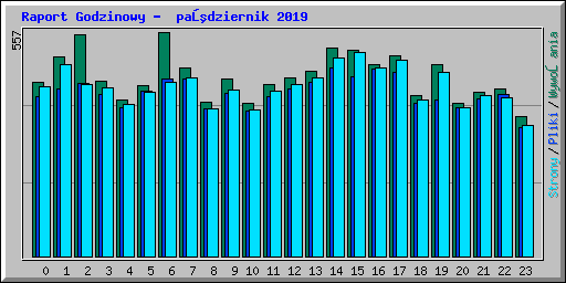 Raport Godzinowy -  październik 2019