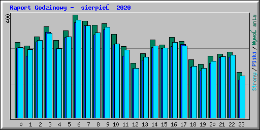 Raport Godzinowy -  sierpień 2020
