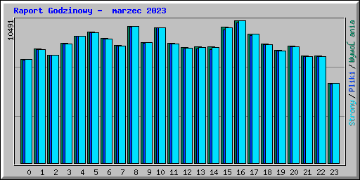 Raport Godzinowy -  marzec 2023