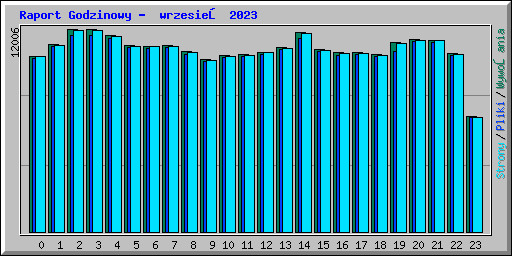 Raport Godzinowy -  wrzesień 2023
